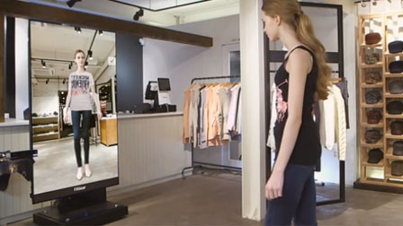 虚拟试衣间 让购物变的更有趣