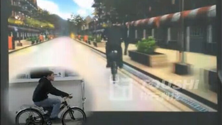 投石虚拟现实之模拟骑行漫游互动装置