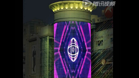 玻璃幕墙彩屏