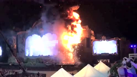 Tomorrowland舞台发生火灾