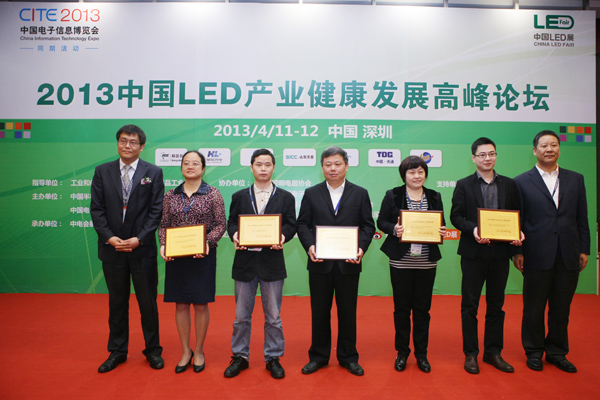 2012中国LED优秀工程获奖企业与颁奖嘉宾合影.jpg