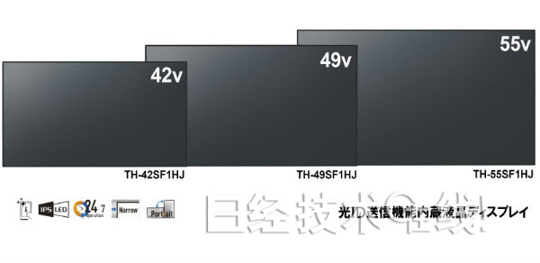 松下推出配备可见光通信功能的商用显示器.jpg