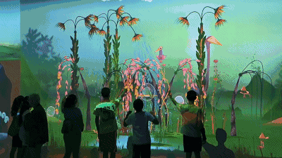 互动才是王道，纽约沉浸式互动游乐园燃爆感官体验 11.gif