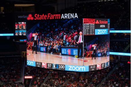 首块三星360°LED屏幕入驻NBA，点亮亚特兰大老鹰队主场 3.jpg