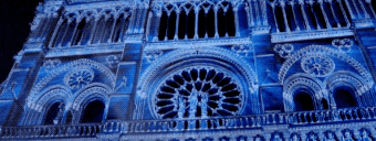 重温巴黎圣母院灯光秀 7.gif