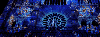 重温巴黎圣母院灯光秀 10.gif