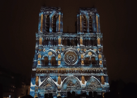 重温巴黎圣母院灯光秀 18.gif