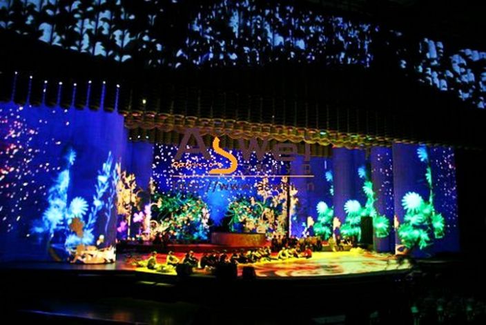 2010央视春晚舞台室内全彩LED显示屏_深圳市