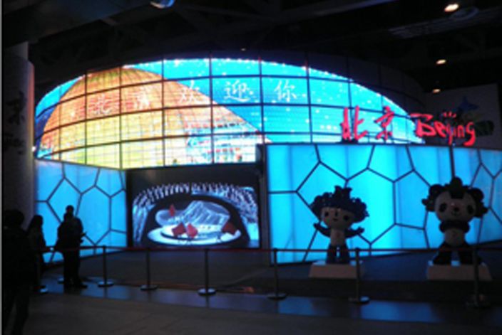 上海世博会北京馆室内LED显示屏大屏幕_深圳