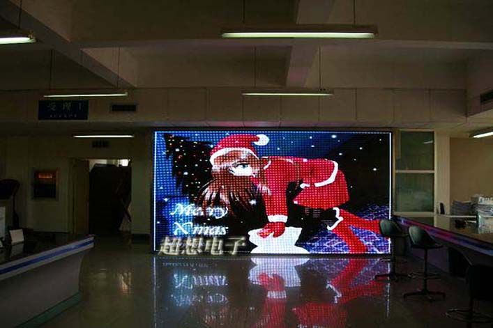 南宁市行政审批中心室内全彩LED显示屏_广西