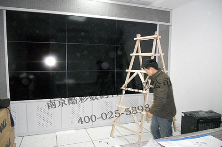 武警总队液晶拼接墙显示系统_南京酷彩数码科
