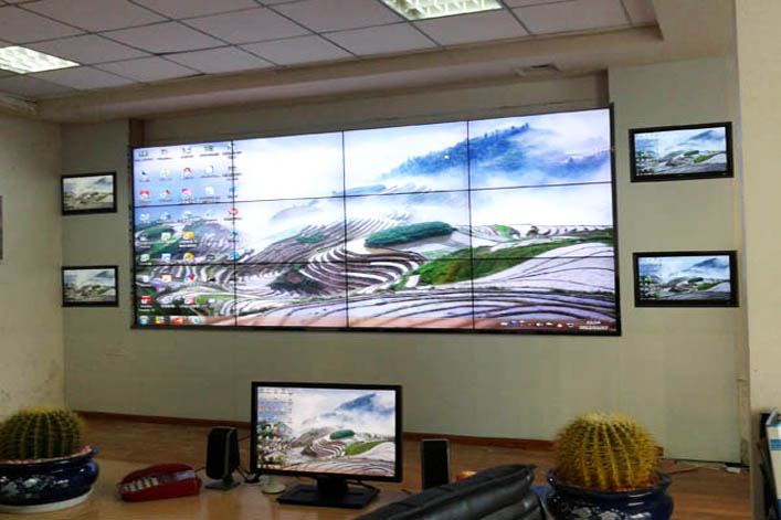 四川巴中城市照明监控中心液晶拼接屏_深圳市