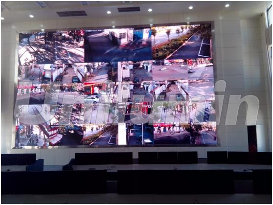 濮阳市公安局110指挥中心LED显示屏_深圳市