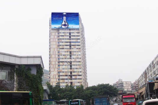深圳龙岗区布吉路天乐大厦户外led显示屏